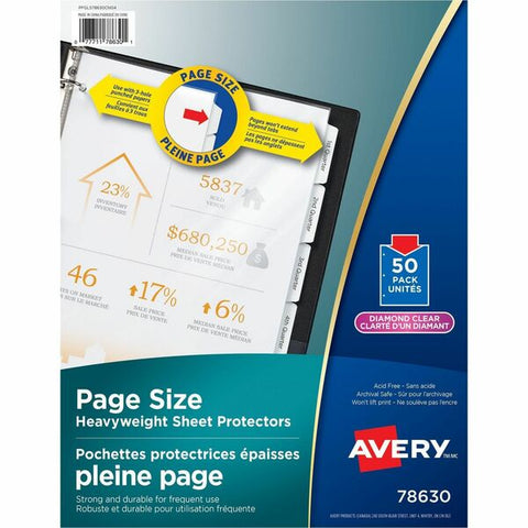 Avery Page Size Sheet Protector