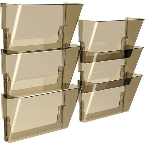 Storex Industries Corporation Snap and Stack Wall Pockets Files, Letter