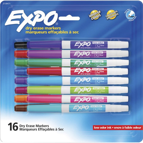 Newell Brands Low-Odor Dry Erase Fine Tip Markers