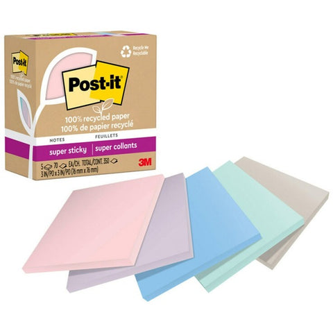 3M Recycled Super Sticky Notes