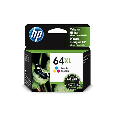 HP 64XL (N9J91AN#140) TRI-COLOR ORIGINAL INK CARTRIDGE