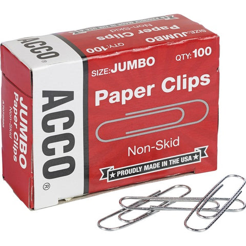 ACCO Brands Corporation Economy Jumbo Nonskid Paper Clips