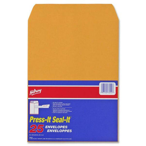 ACCO Brands Corporation Press-It Seal-It Kraft Adhesive Envelope