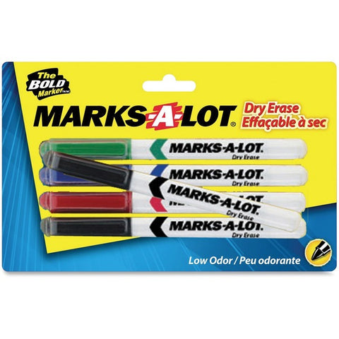 Avery Marks-A-Lot 4-Color Dry Erase Marker