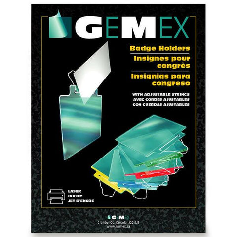 Gemex, Inc Color Coded Badge Holder with Adjustable String
