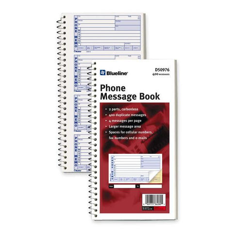 Dominion Blueline, Inc D50976 NCR Telephone Message Book