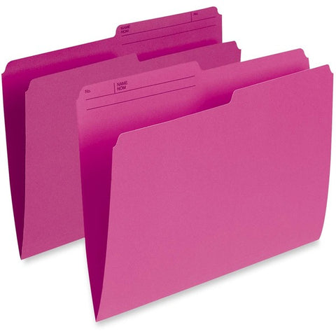 TOPS Products Single Top Vertical Colored File Folder