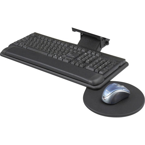 Safco Products Swivel Mouse Tray Adjustable Keyboard Platform