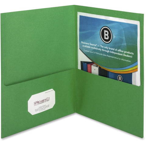 Business Source Two-Pocket Folders