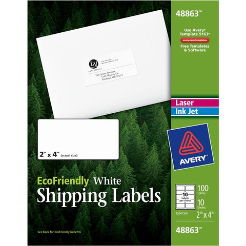 Avery EcoFriendly Mailing Label