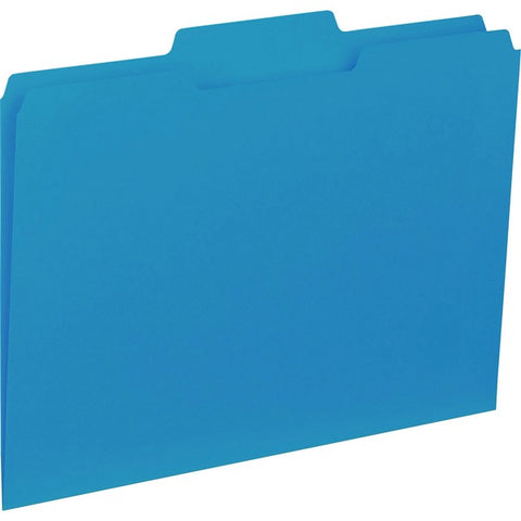 Business Source 1/3-cut Colored Interior File Folders