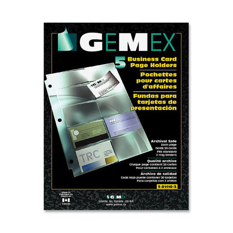 Gemex, Inc Business Card Holder