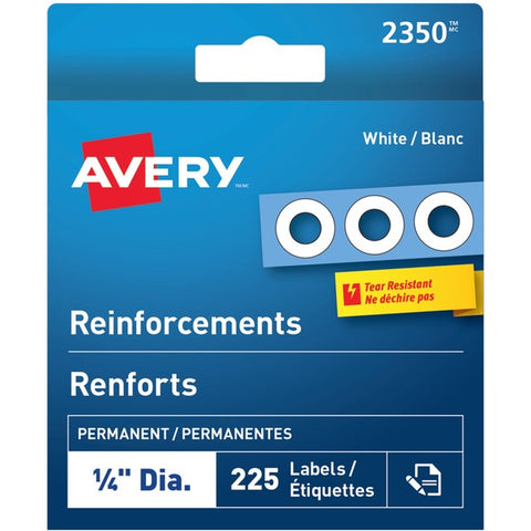 Avery White Reinforcement Labels