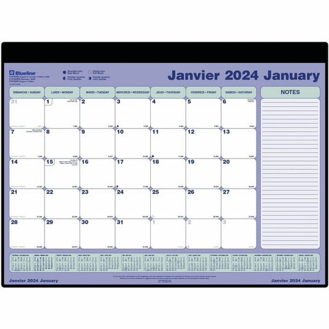 Dominion Blueline, Inc Monthly Desk Pad 2024