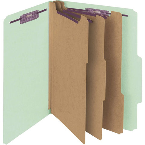 Smead Manufacturing Company SafeSHIELD 3-Divider Classification Folders
