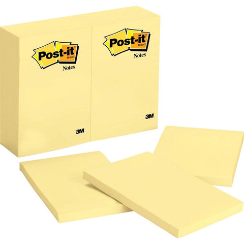 3M Canary Yellow Original Note Pads