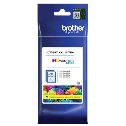 Brother INKvestment Tank Ultra High-yield Ink, Yellow